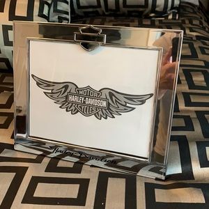 Harley Davidson Chrome Picture Frame 8X10